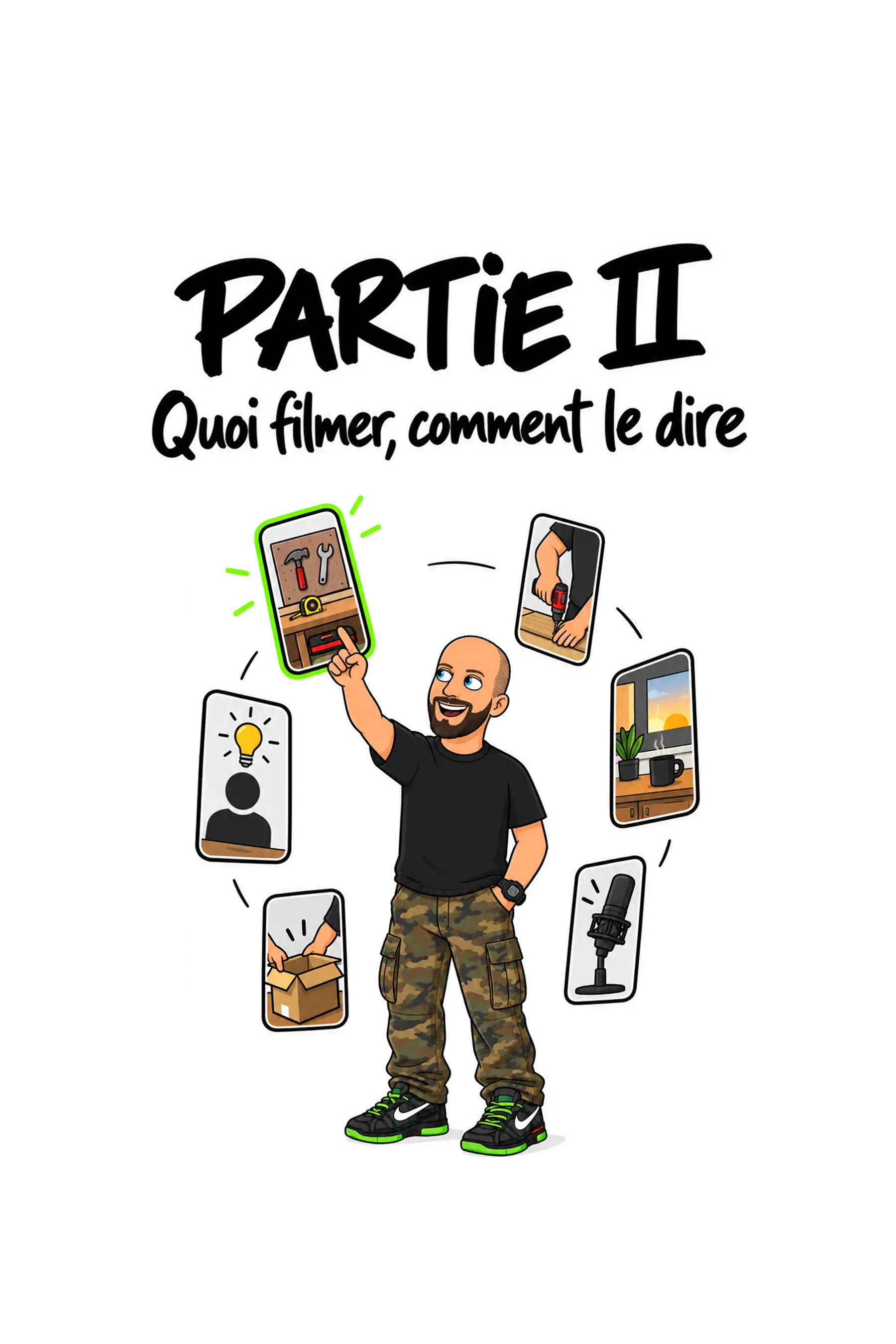 Illustration de la partie II : Quoi filmer, comment le dire